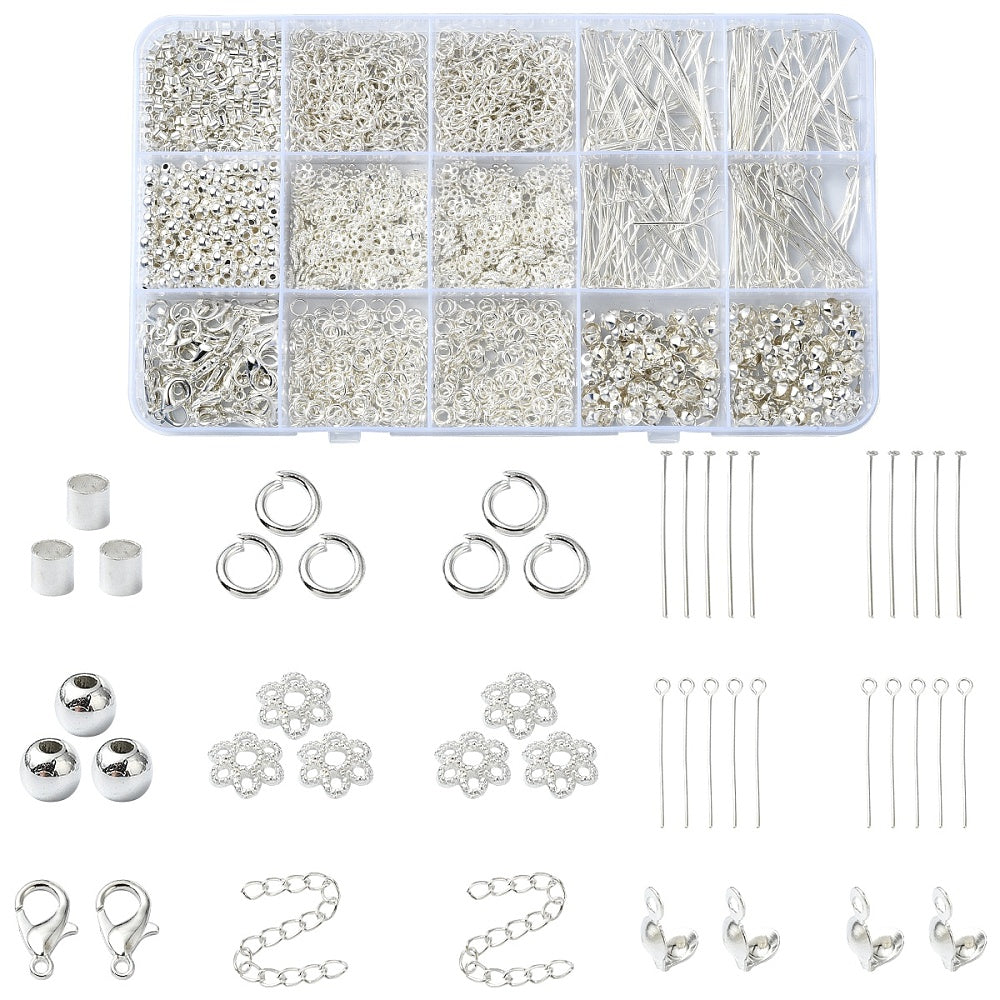 DIY Kit, Jewelry Making Findings, Silver Plated – BEADED CREATIONS