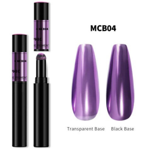 Nail Art, Magic Chrome Powder Pigment Pen, Purple – BEADED CREATIONS