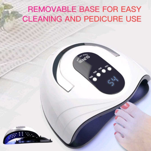 Sun S9 Smart Touch, Professional Gel Polish LED Nail Dryer Lamp, 120w, White - BEADED CREATIONS