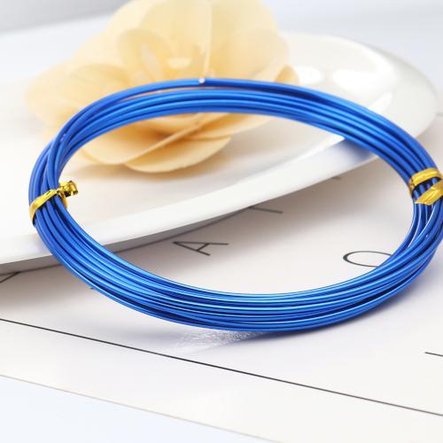 Beading Wire, Flexible, Aluminum, Royal Blue, Craft Wire, 1.5mm - BEADED CREATIONS