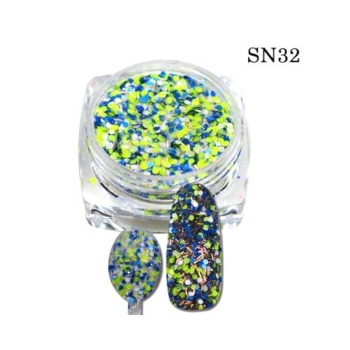 3D Nail Glitter, Triton - BEADED CREATIONS