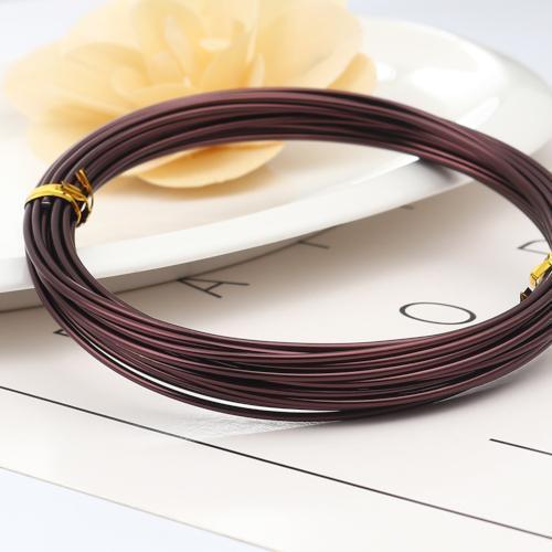 Aluminum Craft Wire, Flexible, Brown, 1.5mm - BEADED CREATIONS