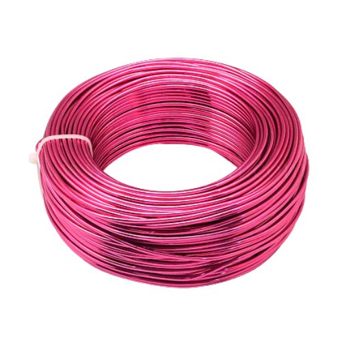 Aluminum Craft Wire, Flexible, Fuchsia, 1.5mm - BEADED CREATIONS