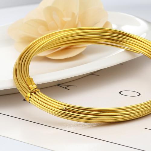 Aluminum Craft Wire, Flexible, Gold, 1.5mm - BEADED CREATIONS