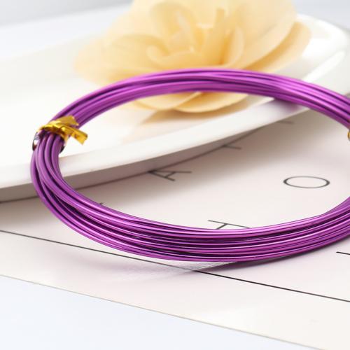 Aluminum Craft Wire, Flexible, Purple, 1.5mm - BEADED CREATIONS