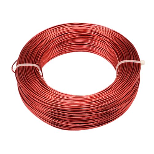 Aluminum Craft Wire, Flexible, Red, 1.5mm - BEADED CREATIONS