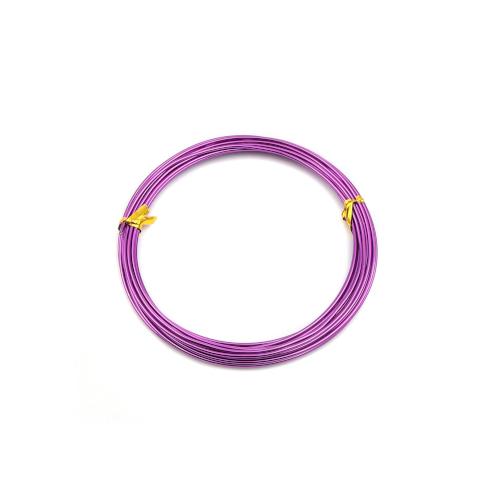 Aluminum Wire, Flexible, Craft Wire, Purple, 1.5mm - BEADED CREATIONS