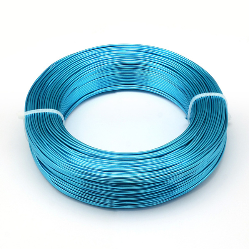 Aluminum Craft Wire, Flexible, Deep Sky Blue, 1.5mm - BEADED CREATIONS