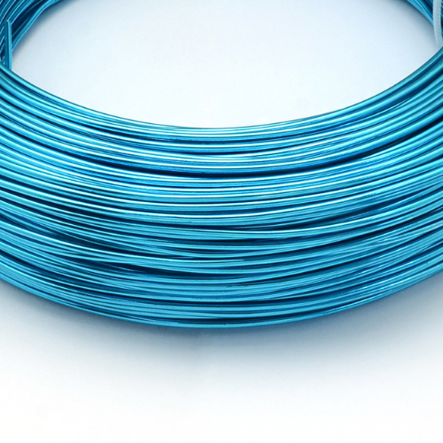 Aluminum Craft Wire, Flexible, Deep Sky Blue, 1.5mm - BEADED CREATIONS