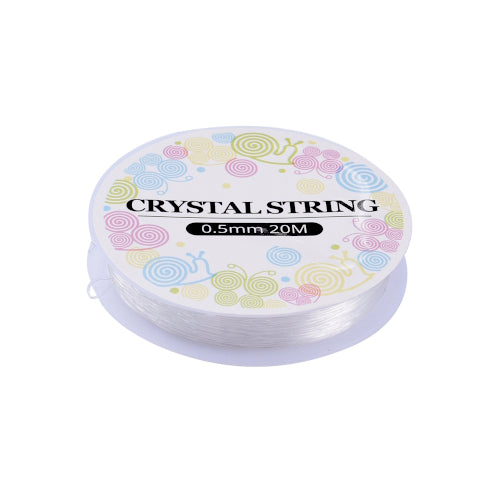 Beading Thread, Elastic, Stretch Crystal Tec, Clear, 0.5mm - BEADED CREATIONS