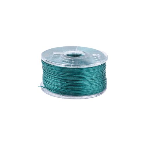 Beading Thread, For Seed Beads, Coated, Polyester, Dark Cyan, 0.1mm - BEADED CREATIONS