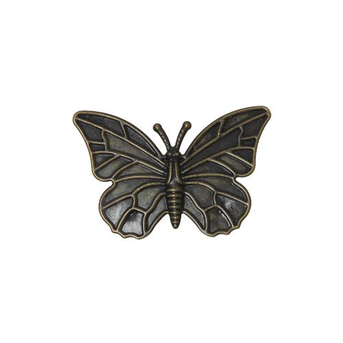 Cabochons, Metal, Butterfly, Antique Bronze, Alloy, 6cm - BEADED CREATIONS