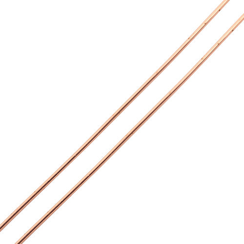 Copper Wire, Round, Raw, (Unplated), 0.6mm, 22 Gauge - 6M - BEADED CREATIONS