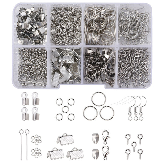 DIY Kit, Jewelry Making Findings, Silver - BEADED CREATIONS