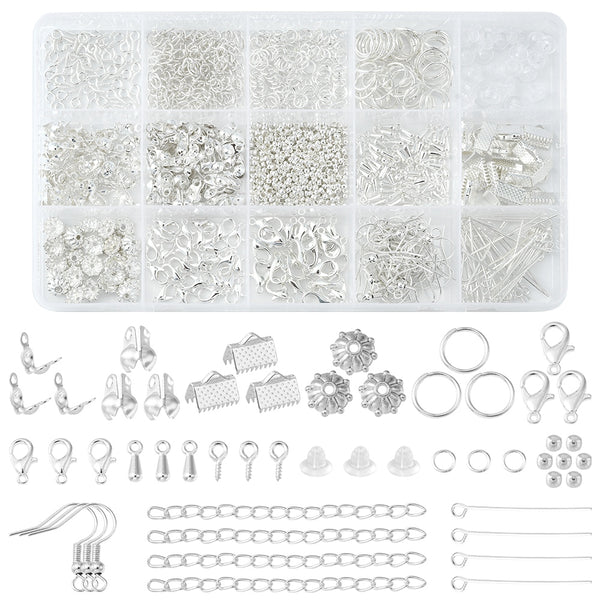 DIY Kit, Jewelry Making Findings, Silver Plated - BEADED CREATIONS