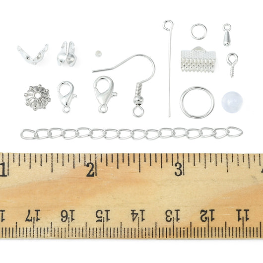 DIY Kit, Jewelry Making Findings, Silver Plated - BEADED CREATIONS