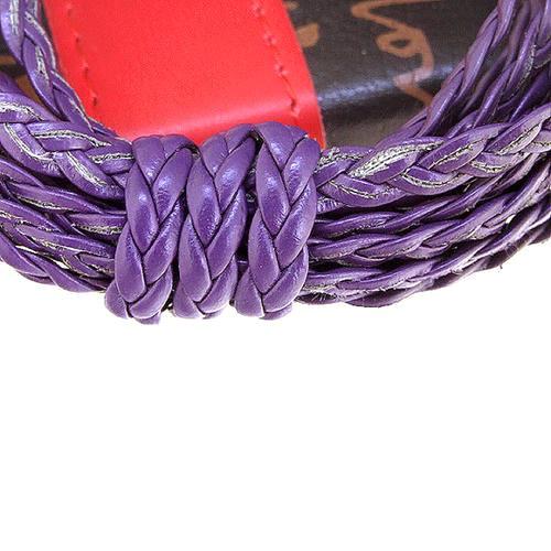 Faux Leather Cord, Flat, Braided, Bracelet Cord, Purple, 5mm - BEADED CREATIONS