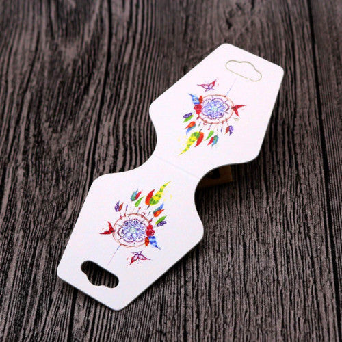 Fold Over, Display Cards, Dreamcatcher, Butterflies, Multicolor, 108mm - BEADED CREATIONS