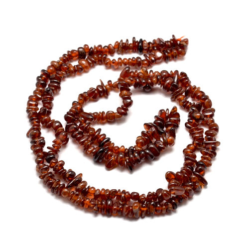 Gemstone Beads, Garnet, (Dyed), Natural, Free Form, Chip Strand, 5-8mm - BEADED CREATIONS