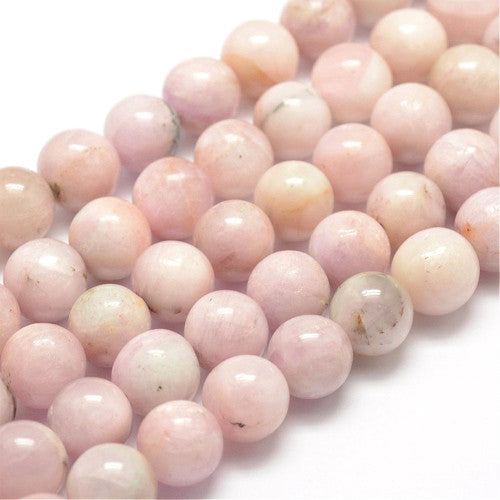 Gemstone Beads, Kunzite, Natural, Round, 6mm - BEADED CREATIONS