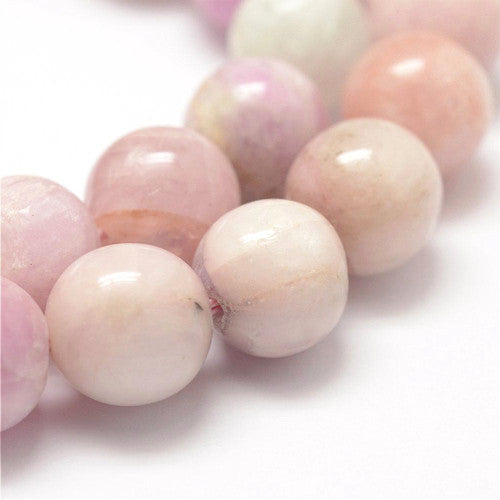Gemstone Beads, Kunzite, Natural, Round, 6mm - BEADED CREATIONS