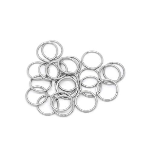 Jump Rings, Alloy, Round, Open, Silver, 12x0.9mm - BEADED CREATIONS