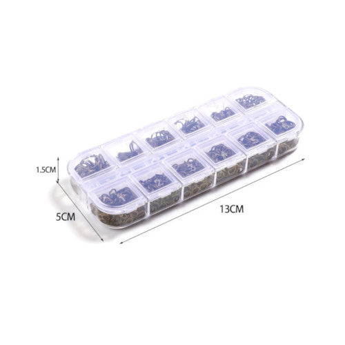 Jump Rings, Iron, Round, Open, Antique Bronze, Variety Pack, 4-10x0.7-1mm - BEADED CREATIONS