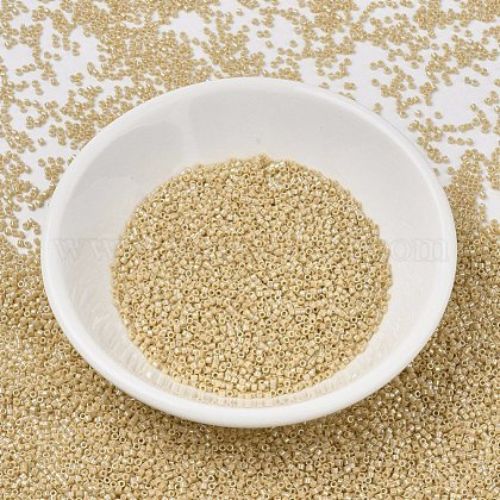 MIYUKI Delica®, Cylinder, 11/0, (DB1571), Opaque Pear AB - BEADED CREATIONS