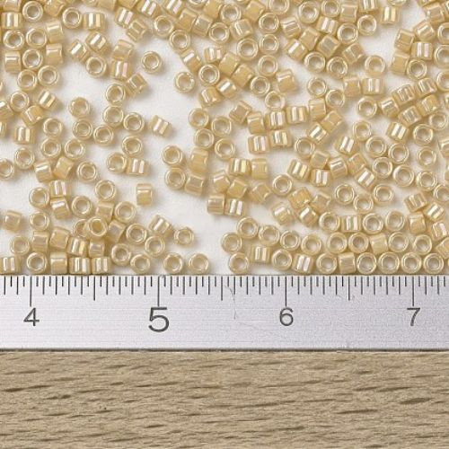 MIYUKI Delica®, Cylinder, 11/0, (DB1571), Opaque Pear AB - BEADED CREATIONS