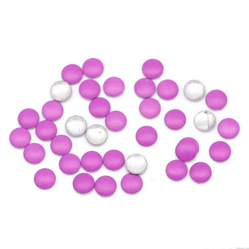 Nail Art Studs, Metal, Round, Purple, 2mm - BEADED CREATIONS