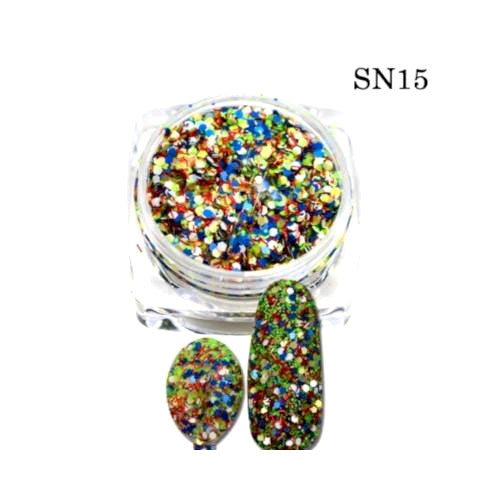 Nail Art, 3D Nail Glitter, Yuletide - BEADED CREATIONS