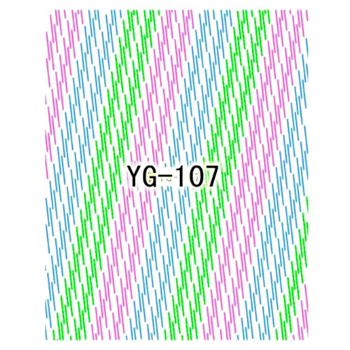 Nail Art, Neon, Water Transfer Decals, YG-107 - BEADED CREATIONS