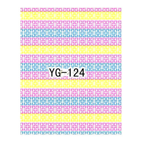 Nail Art, Neon, Water Transfer Decals, YG-124 - BEADED CREATIONS