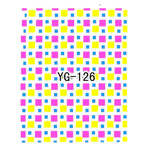 Nail Art, Neon, Water Transfer Decals, YG-126 - BEADED CREATIONS