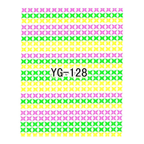 Nail Art, Neon, Water Transfer Decals, YG-128 - BEADED CREATIONS