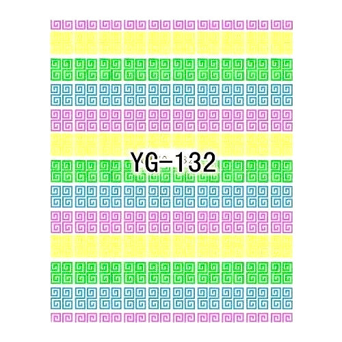 Nail Art, Neon, Water Transfer Decals, YG-132 - BEADED CREATIONS
