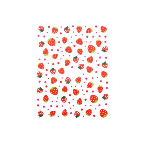 Nail Art, Stickers, Self Adhesive, Red, Strawberry, Fruit, 654 - BEADED CREATIONS