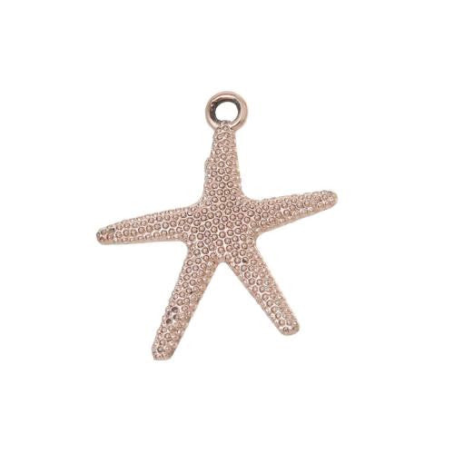 Rose gold sale starfish necklace