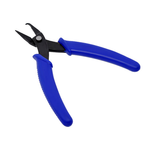 Pliers, Split Ring Pliers, Carbon Steel. Rubber, Blue, 13.5cm - BEADED CREATIONS