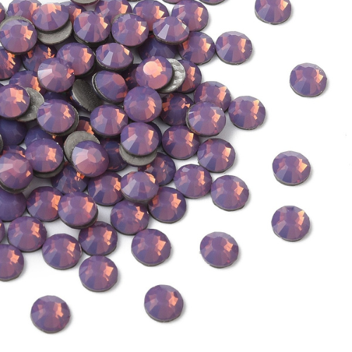 Preciosa® Hotfix Crystals, Chaton Rose VIVA 12, Amethyst Opal, SS10 - BEADED CREATIONS