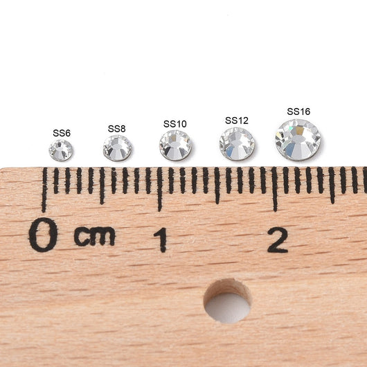 Preciosa® Hotfix Crystals, Chaton Rose VIVA 12, Golden Honey, SS10 - BEADED CREATIONS