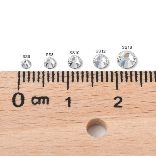 Preciosa® Hotfix Crystals, Chaton Rose VIVA 12, Lava, SS10 - BEADED CREATIONS