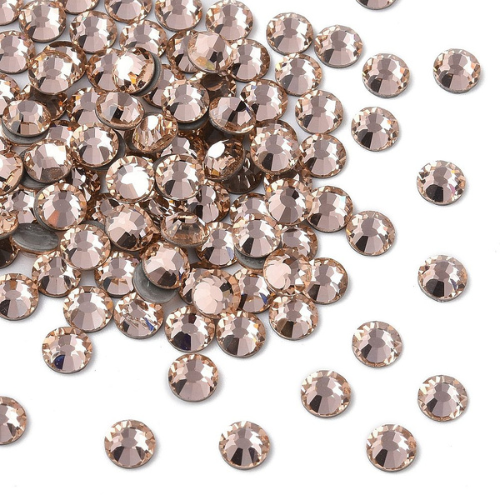 Preciosa® Hotfix Crystals, Chaton Rose VIVA 12, Light Peach, SS6 - BEADED CREATIONS