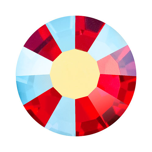 Preciosa® Hotfix Crystals, Chaton Rose VIVA 12, Light Siam AB, SS10 - BEADED CREATIONS