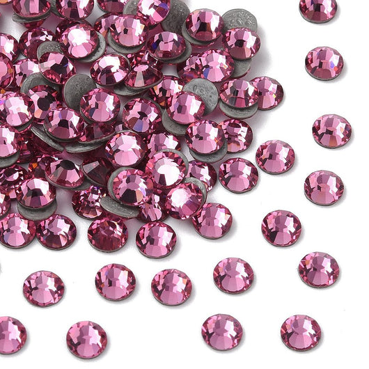 Preciosa® Hotfix Crystals, Chaton Rose VIVA 12, Rose, SS6 - BEADED CREATIONS