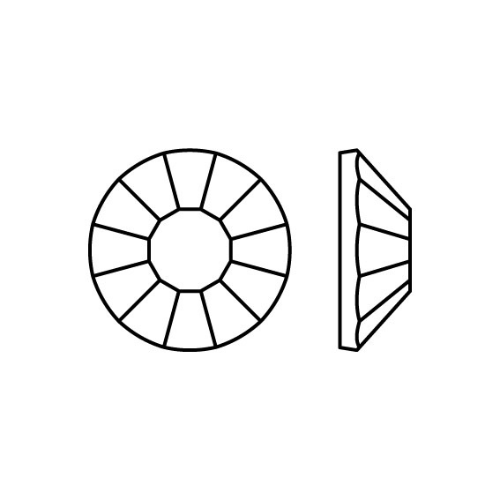 Preciosa® Hotfix Crystals, Chaton Rose VIVA 12, Tanzanite, SS10 - BEADED CREATIONS