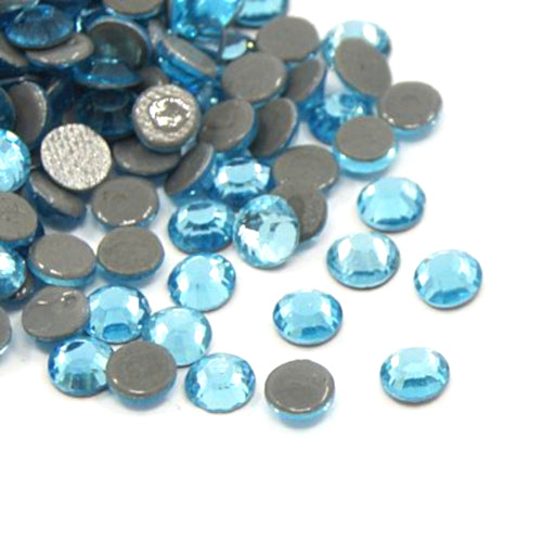 Rhinestones, Hot Fix, Iron On, Light Aquamarine, DMC Rhinestones, SS20 - BEADED CREATIONS