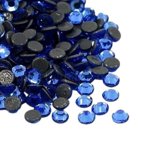 Rhinestones, Hot Fix, Iron On, Sapphire Blue, DMC Rhinestones, SS16 - BEADED CREATIONS