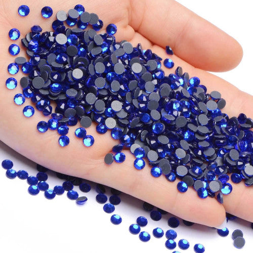 Rhinestones, Hot Fix, Iron On, Sapphire Blue, DMC Rhinestones, SS20 - BEADED CREATIONS