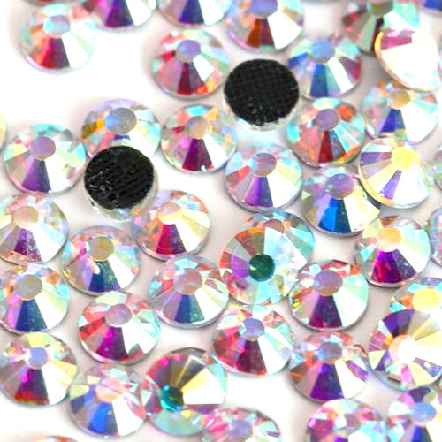 Rhinestones, Hot Fix, Iron On, Crystal AB, SS10 - BEADED CREATIONS